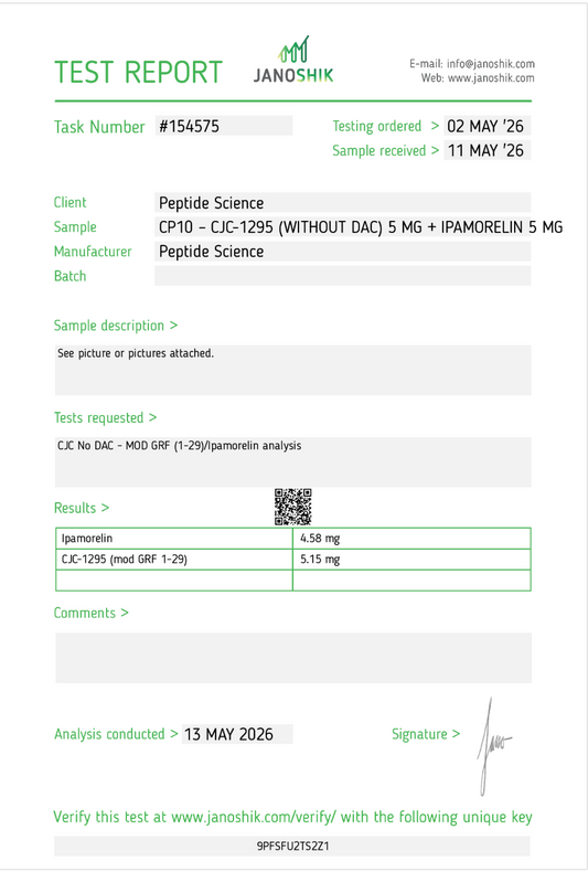 CJC 1295 without DAC+IPA
